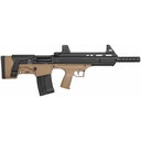 American Tactical Bulldog 12GA 18.5" Semi-Automatic Shotgun Black/FDE 5 Round