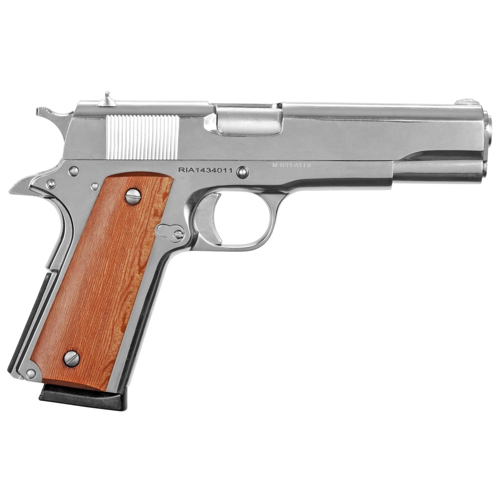 Armscor GI Series .45 ACP 5" Polished Nickel Finish 8 Round