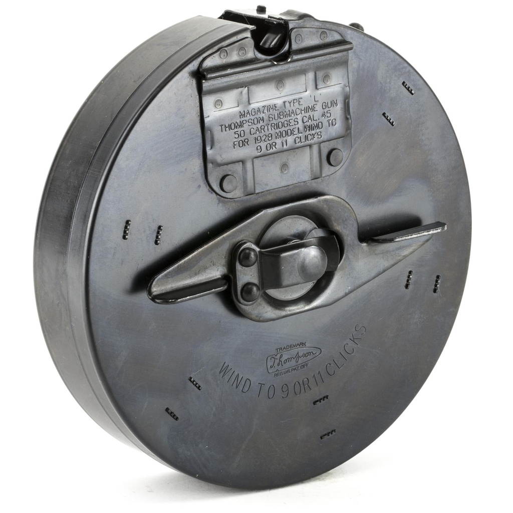 Auto Ordnance Drum 45ACP 50 Round Blued Finish