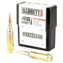 Barrett 416 Barrett Precision Ammo 500 Grain Match Grade 10 Round Box