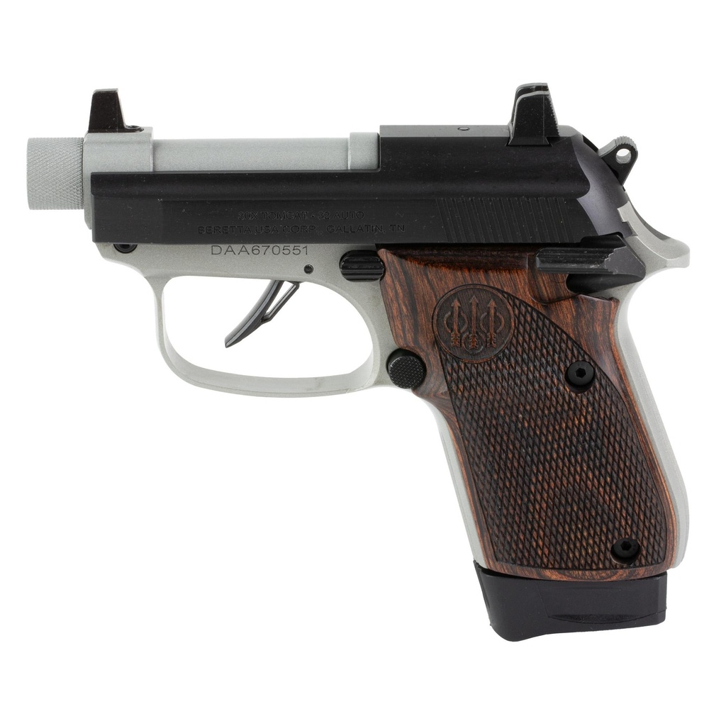 Beretta 30X Tomcat .32 ACP 2.9" Threaded Barrel Black Finish 8 Round Capacity