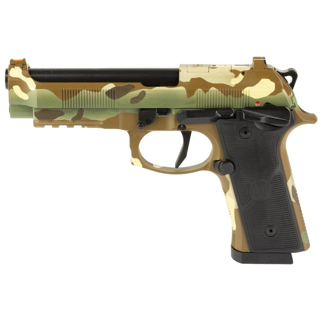 Beretta 92XI 9MM 4.7" Barrel Cerakote Multicam 18 Round