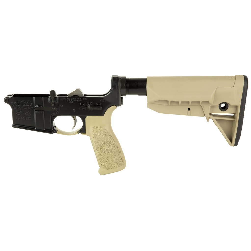 Bravo Company Complete Lower Receiver Multi Caliber BCM MK2 Recoil Mitigation System SOPMOD 0 Widebody Stock Flat Dark Earth