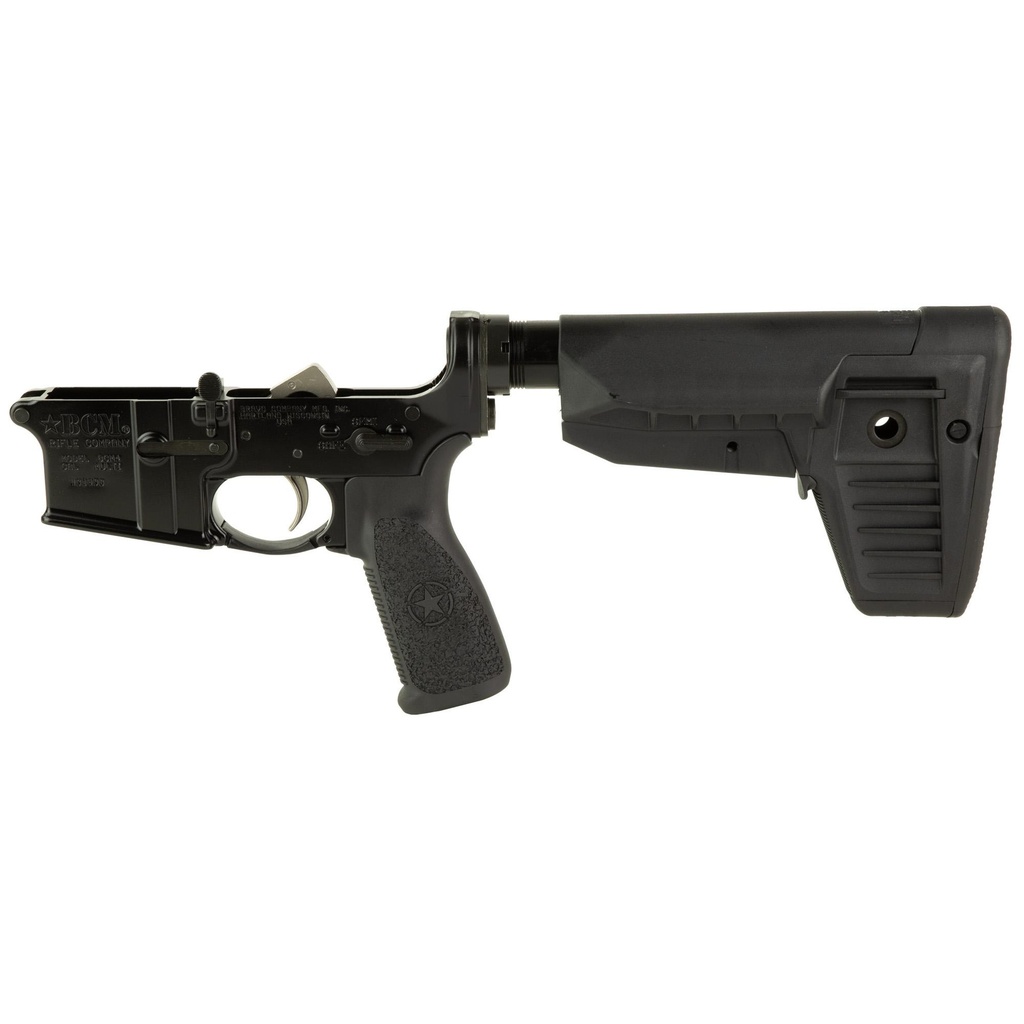 Bravo Company Complete Lower Receiver Multi Caliber Anodized Finish Black BCM MK2 Recoil Mitigation System