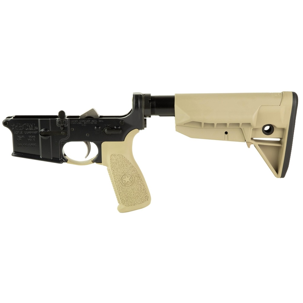 Bravo Company Complete Lower Receiver Multi Caliber SOPMOD 0 Stock Flat Dark Earth