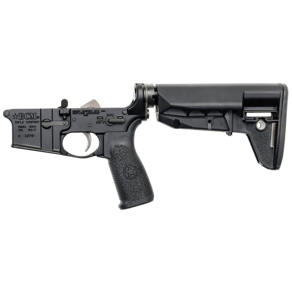 Bravo Company Complete Lower Receiver Multi Caliber BCM SOPMOD 2 Stock Black Factory Blem