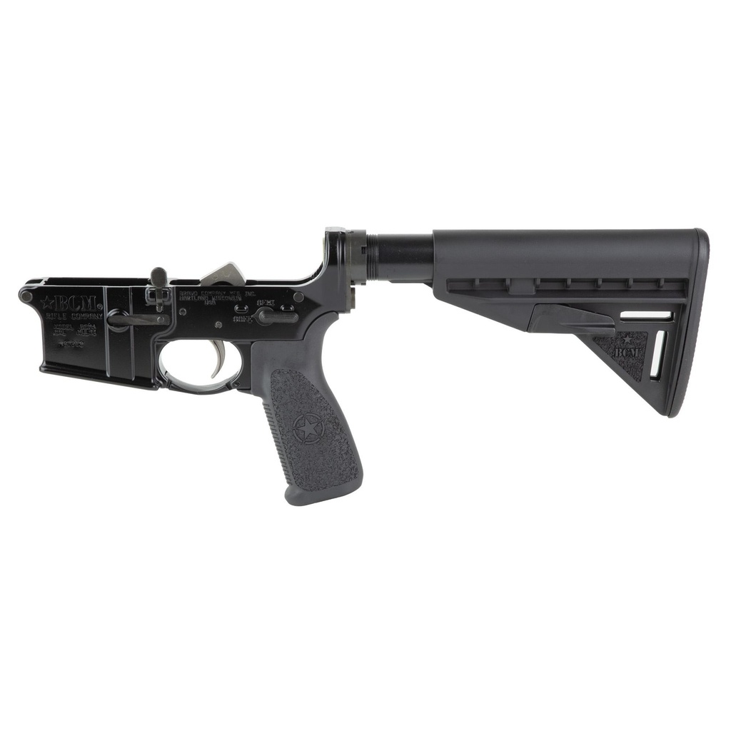 Bravo Company Complete Lower Receiver AR-15 Multi Caliber BCM Mod 3 Stock Black Factory Cosmetic Blem