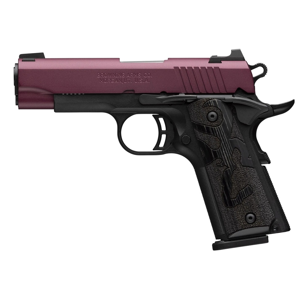 Browning Black Label .380 ACP 3.6" Cerakote Black Cherry Metal Frame 10 Round