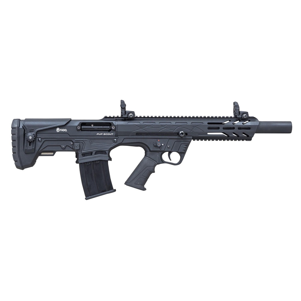 Citadel Pup Scout 12GA 18.75" Bullpup Shotgun Black 5 Round