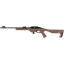 Citadel TRAKR .22 LR 18" Threaded Barrel FDE Semi-Automatic Rifle 10 Round