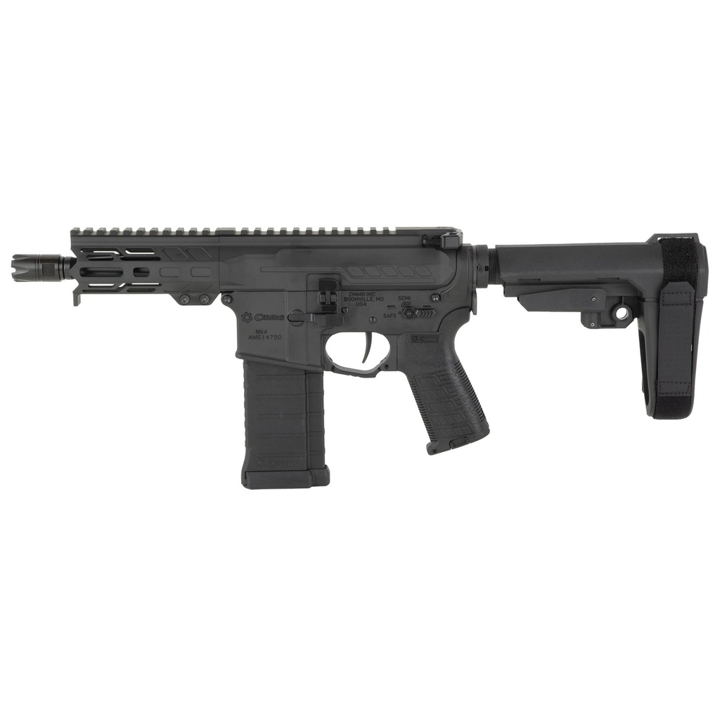 CMMG Banshee MK4 5.7X28 5" Threaded Cerakote Armor Black 32 Round