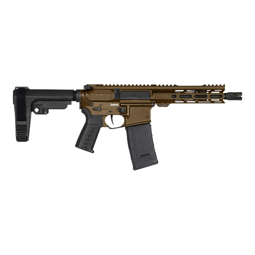 CMMG Banshee 300 Blackout 8" Barrel Cerakote Midnight Bronze Ambidextrous Controls 30 Round