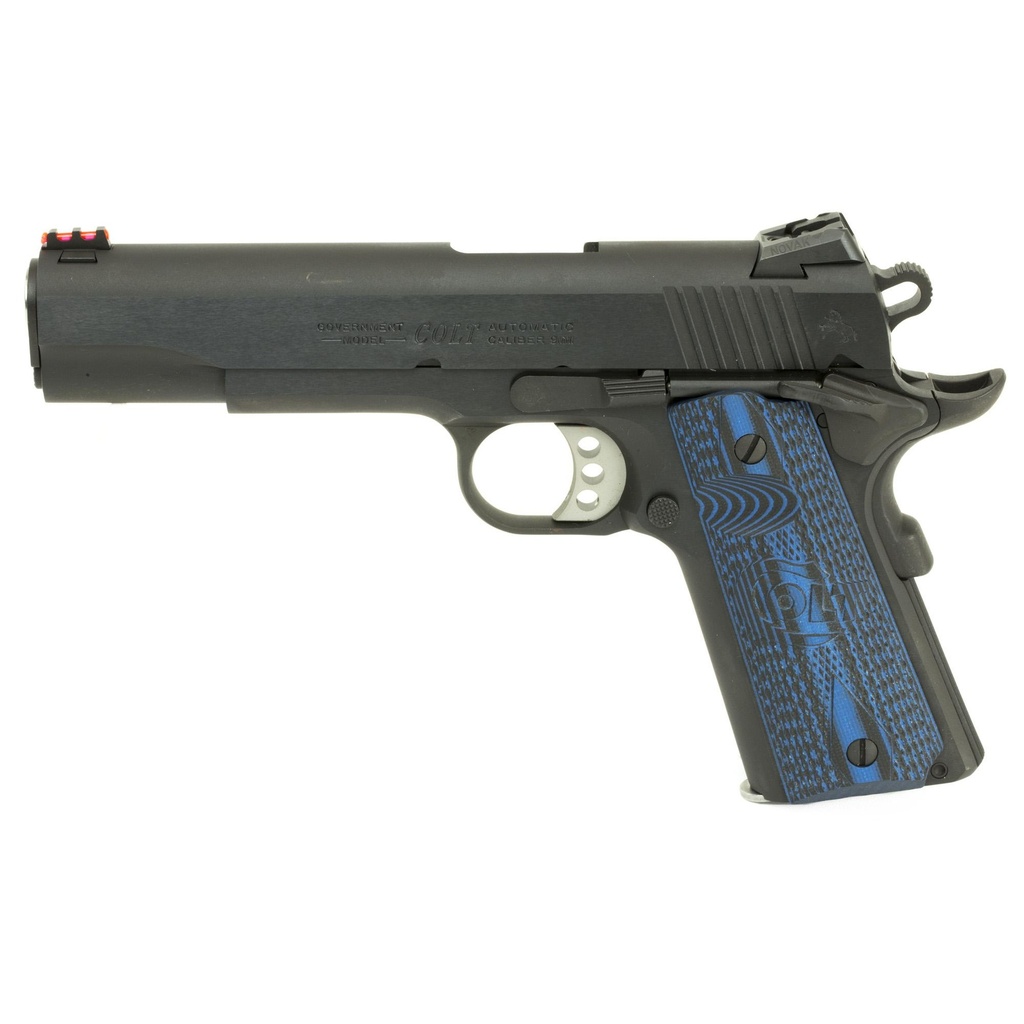 Colt's Manufacturing Competition Government 9MM 5" Blue Finish 9 Round