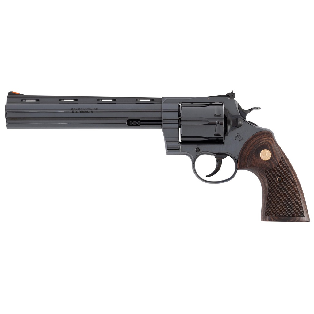 Colt Anaconda .44 Magnum 8" Blued Polished Finish Target Grips 6 Round