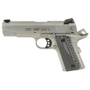 Colt's Manufacturing Lightweight Officer .45 ACP 4.25" Matte Stainless and Cerakote Novak Sights G10 Grips 7 Round