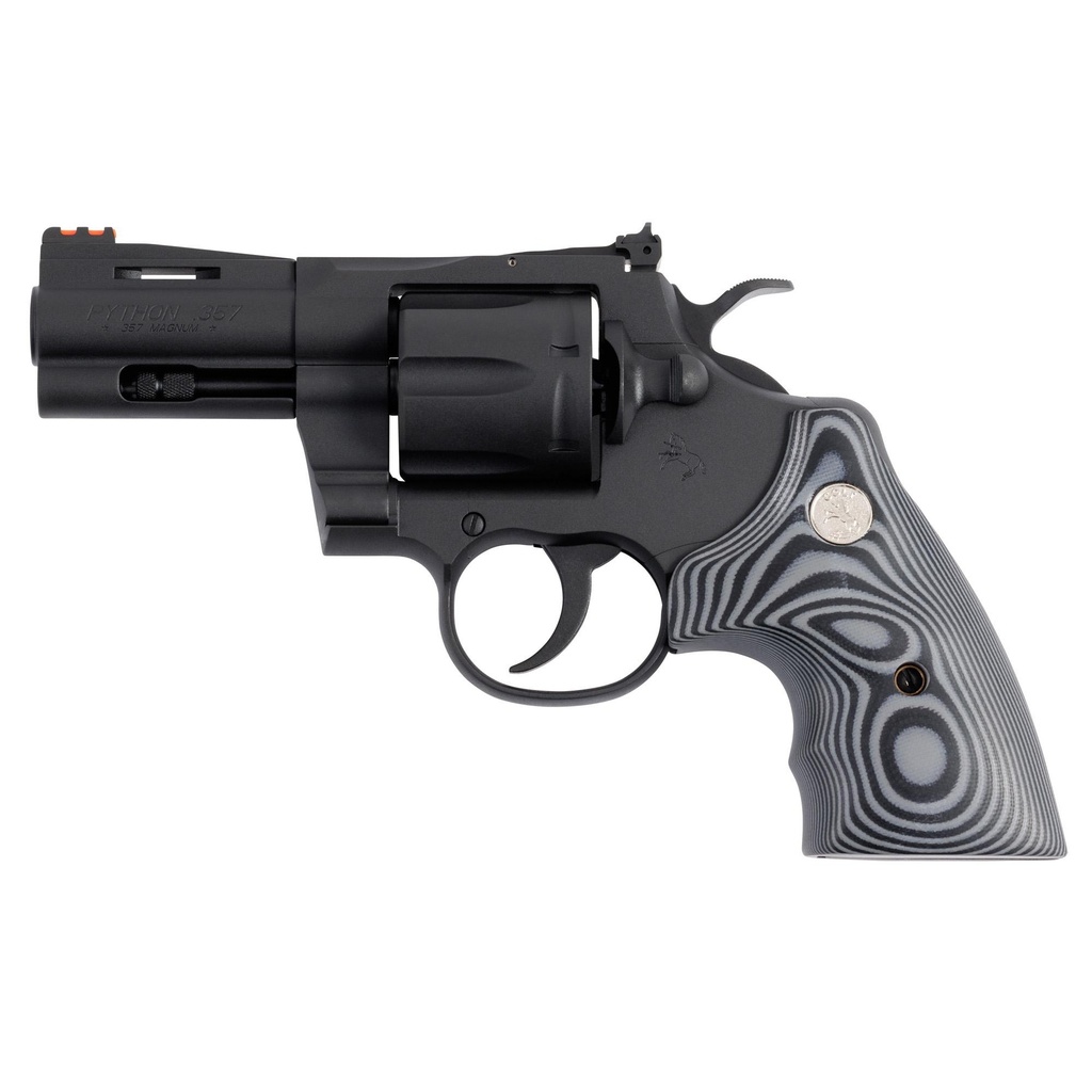 Colt Python .357 Magnum 3" Barrel Matte Blued Finish G10 Grips 6 Round