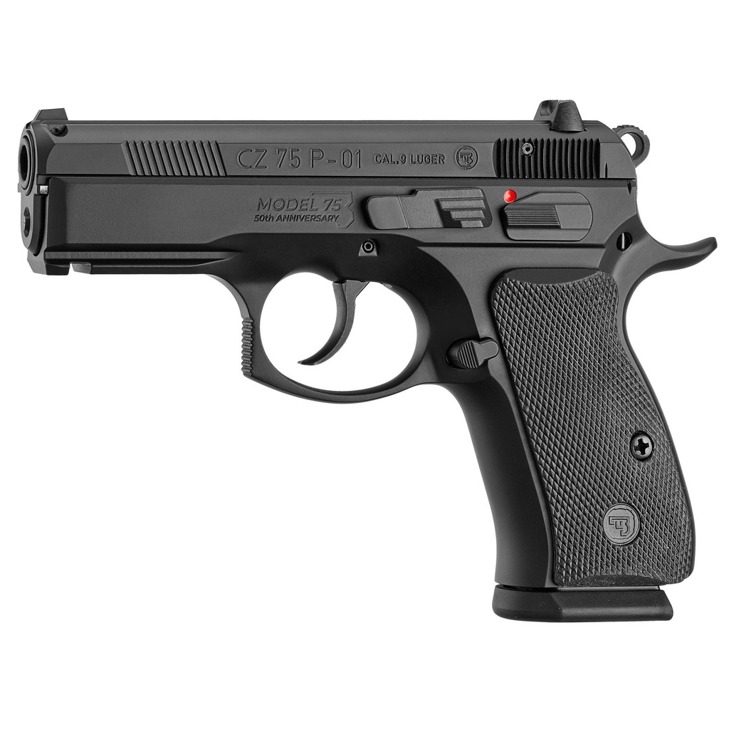 CZ 75 P-01 9MM 3.75" Compact Black 15 Round
