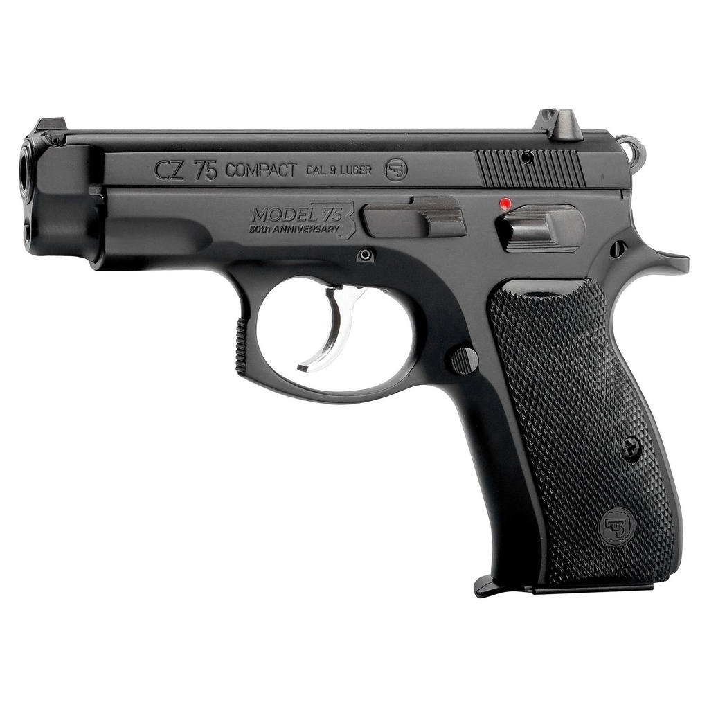 CZ 75 Compact 9MM 3.75" Compact Black 10 Round