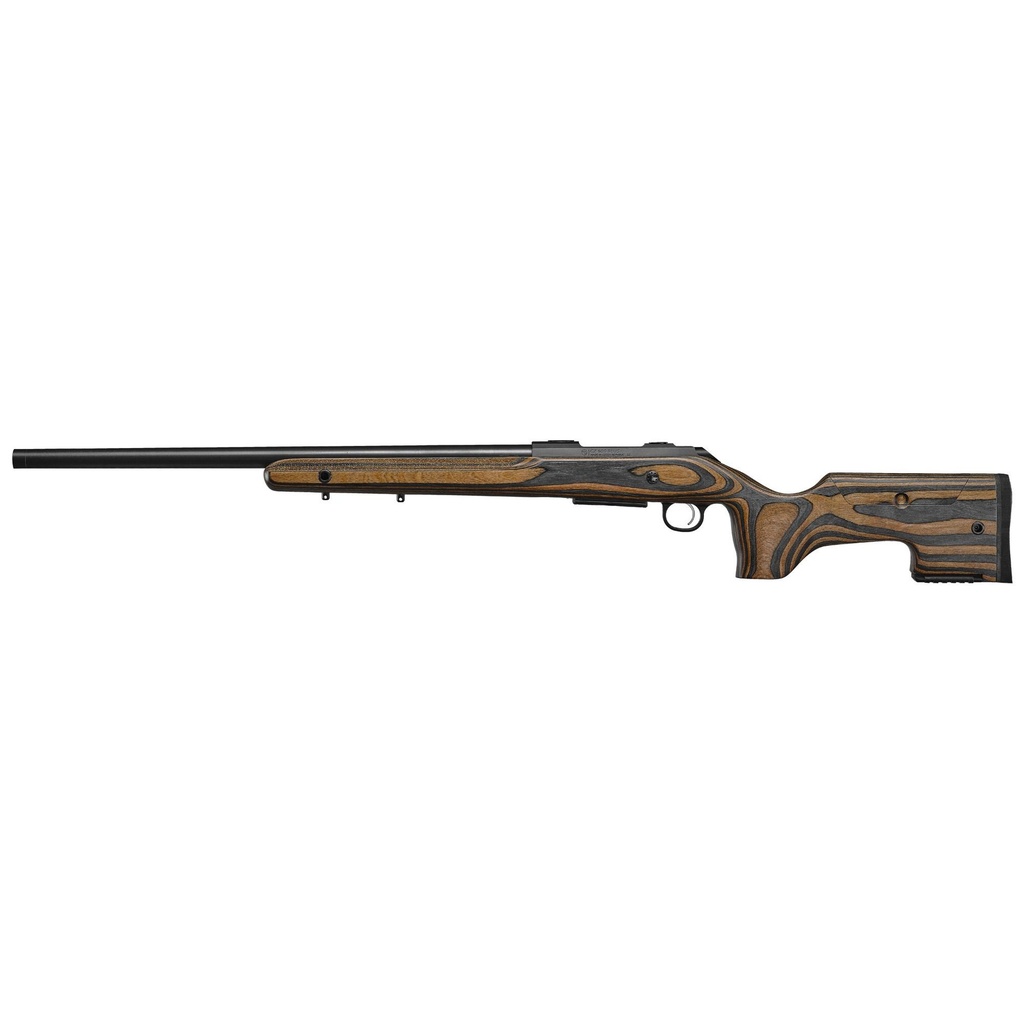 CZ 600 Plus .308 Winchester 24" Threaded Bolt Action Rifle Gray/Brown Laminate Stock