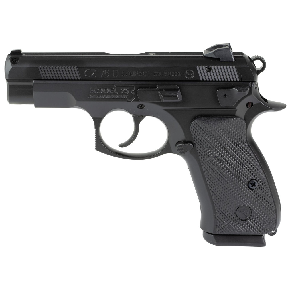 CZ 75D PCR 9MM 3.75" Black Compact, Decocker, 15 Round