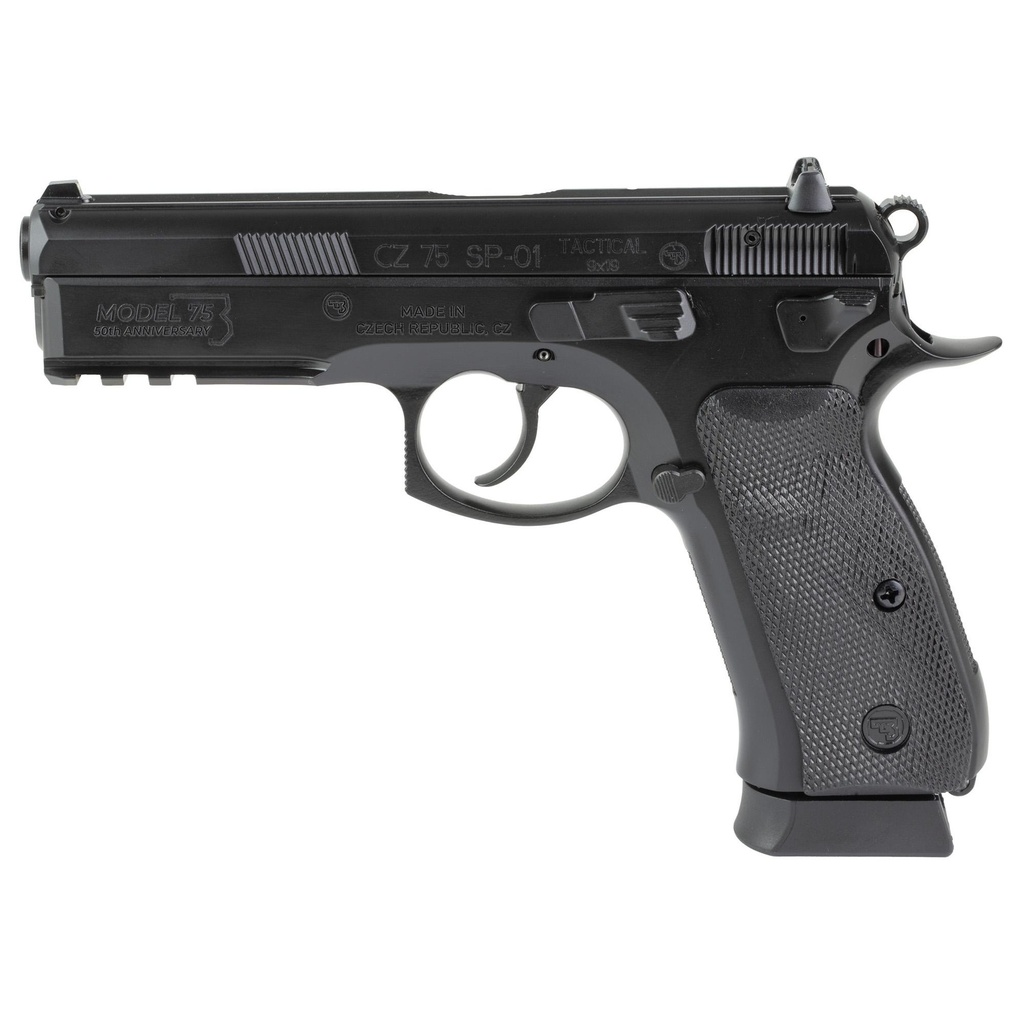 CZ 75 SP-01 Tactical 9MM 4.6" Black 19 Round