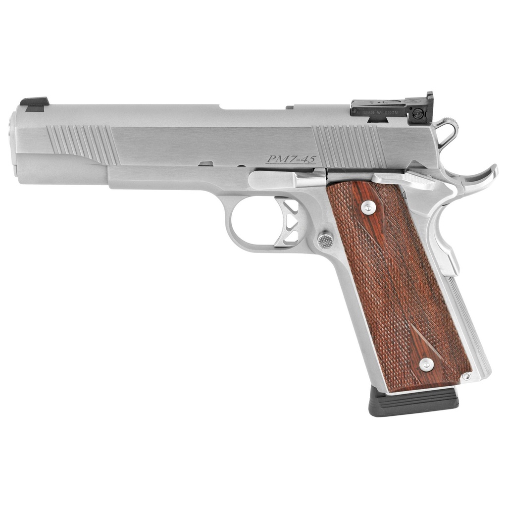 Dan Wesson Pointman Seven .45 ACP 5" Barrel Stainless Adjustable Sights California Compliant 8 Round