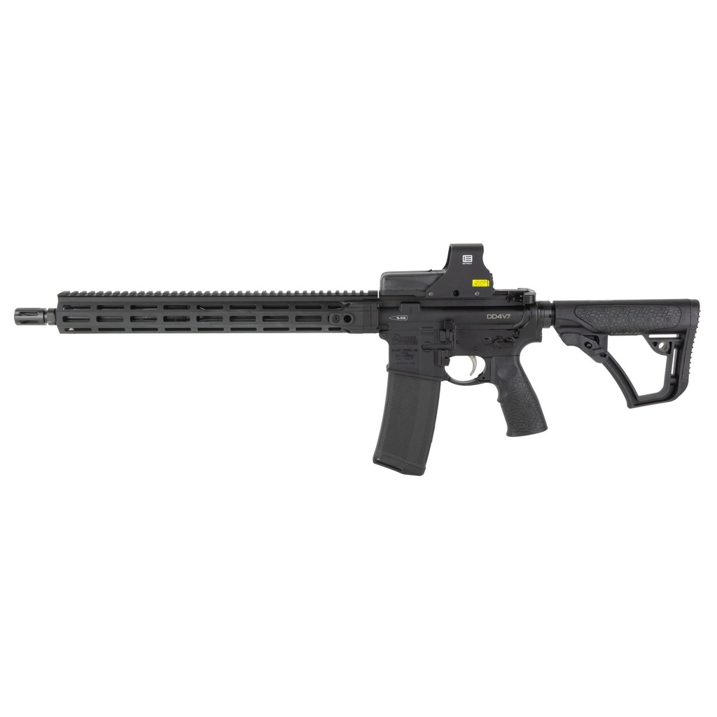 Daniel Defense DD4 V7 5.56 16" Cold Hammer Forged Barrel Black Ambidextrous Controls Includes EOTech HWS 512