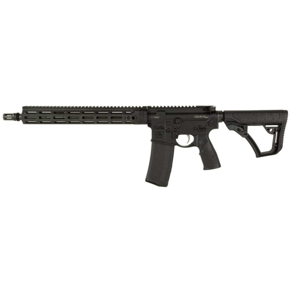 Daniel Defense DD4 V7 SLW 5.56 14.5" Pinned Barrel Black Anodized