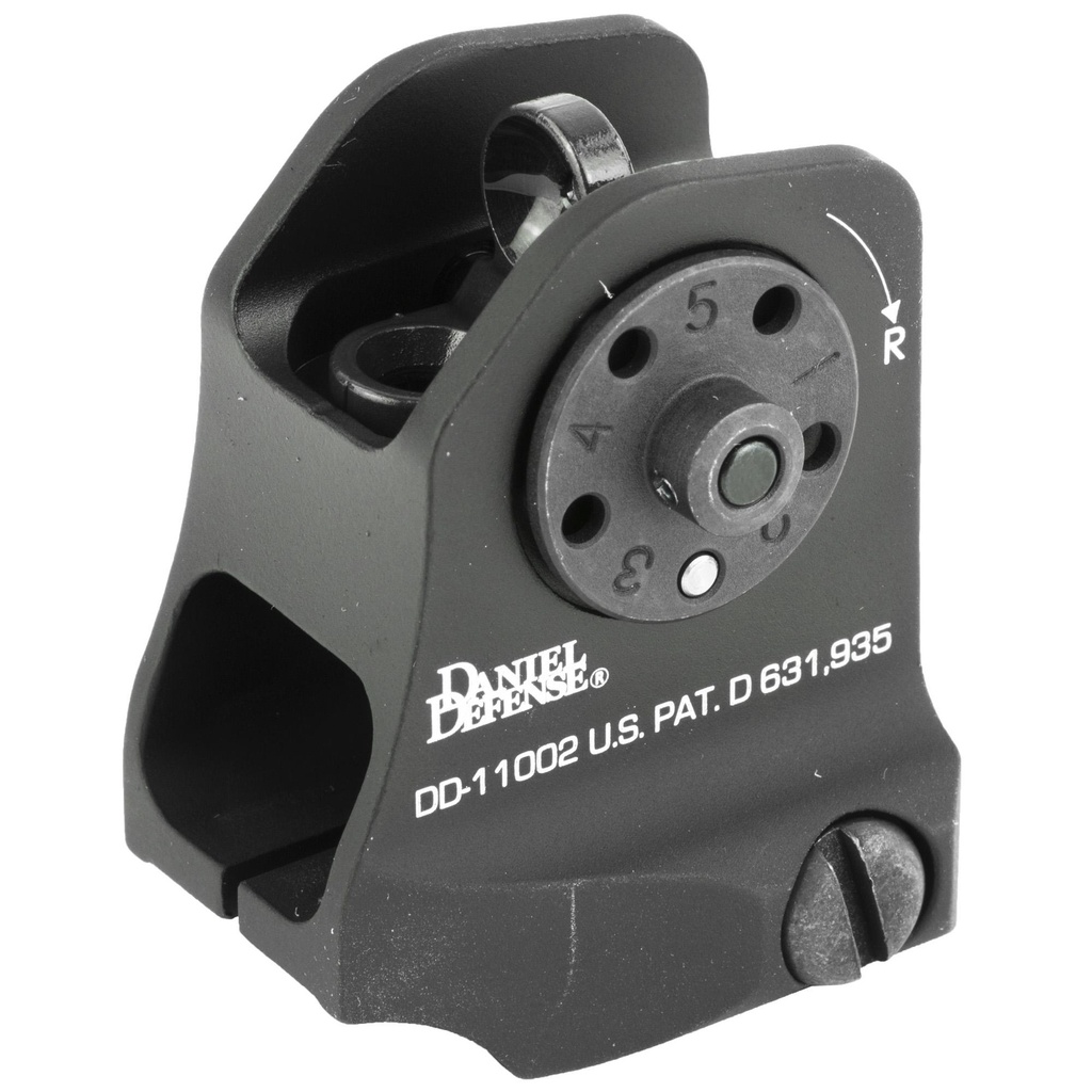 Daniel Defense A1.5 Fixed Rear Sight Fits Picatinny Black Finish