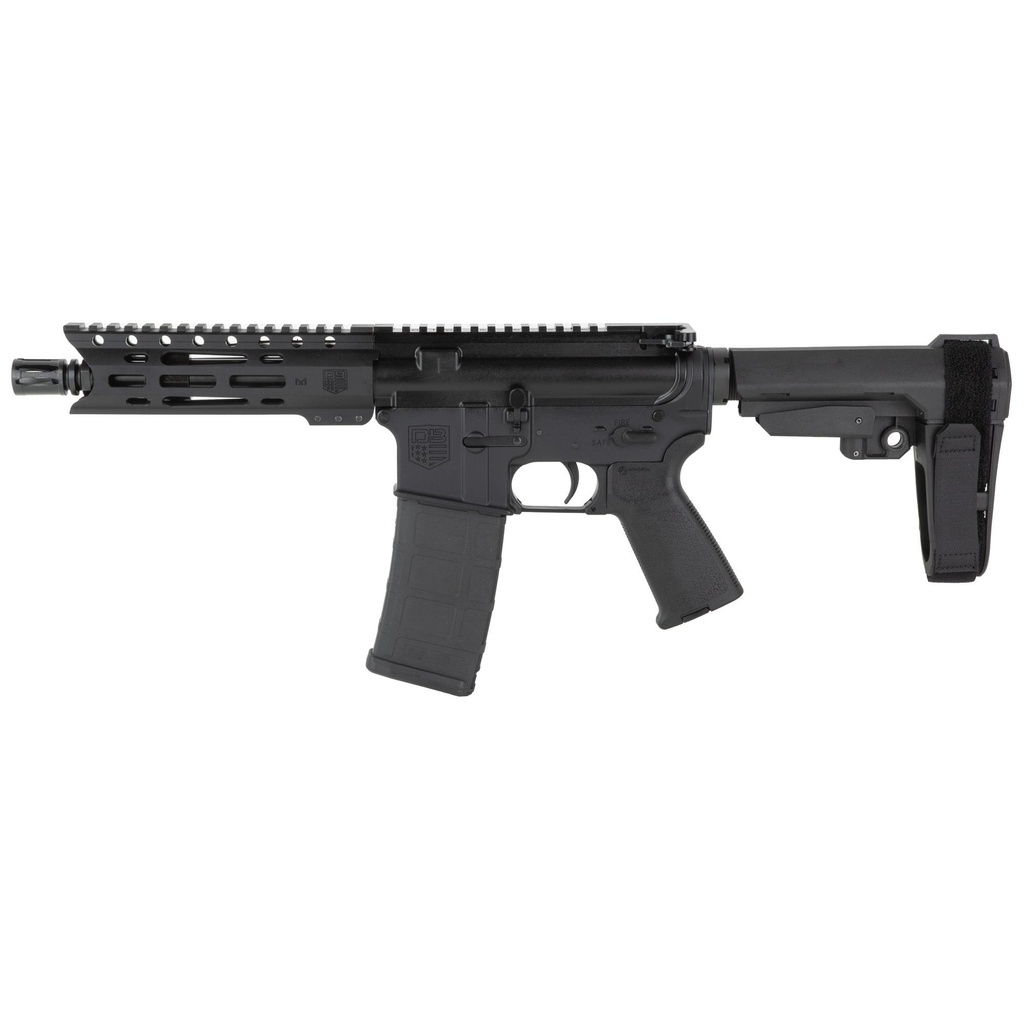 Diamondback Firearms DB15 Carbon 5.56 7" Threaded Barrel MLOK Black SBA3 Brace 30 Round