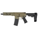 Diamondback Firearms DB15 Carbon 5.56 7" Threaded Barrel MLOK FDE SBA3 Brace 30 Round