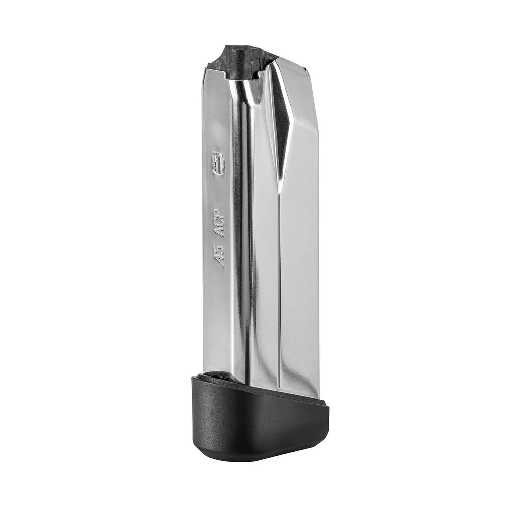 FN America Magazine .45 ACP 15 Round Nickel Coated Steel Silver with Black Base