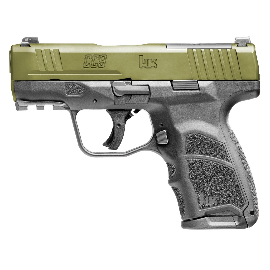 Heckler & Koch CC9 9MM 3.32" Bazooka Green Cerakote Semi-Automatic 12 Round