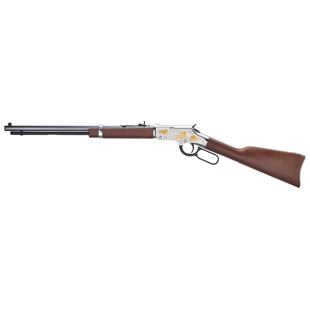 Henry Repeating Arms Spirit of the Corps .22LR 20" Lever Action Rifle Engraved Receiver Adjustable Sights American Walnut Stock 16 Round