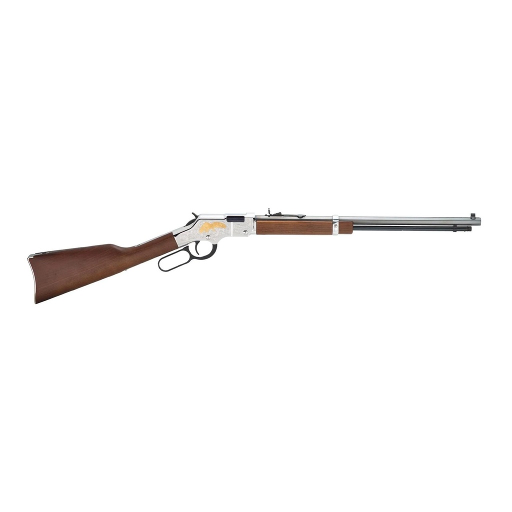 Henry Repeating Arms Golden Eagle .22LR 20" Octagon Barrel Silver Receiver Walnut Stock Adjustable Sights 16 Round