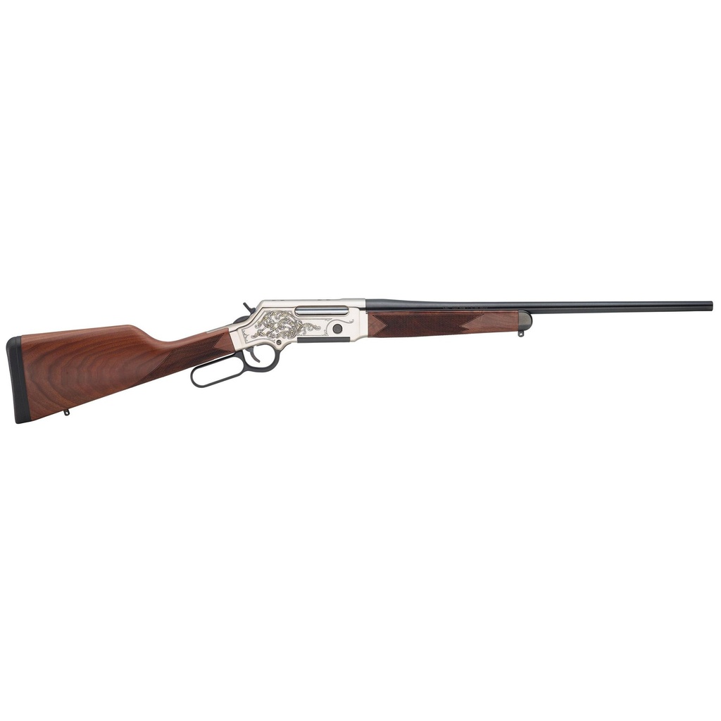 Henry Repeating Arms Long Ranger Deluxe .223 Remington 20" Lever Action Nickel Receiver Blued Barrel American Walnut 5 Round