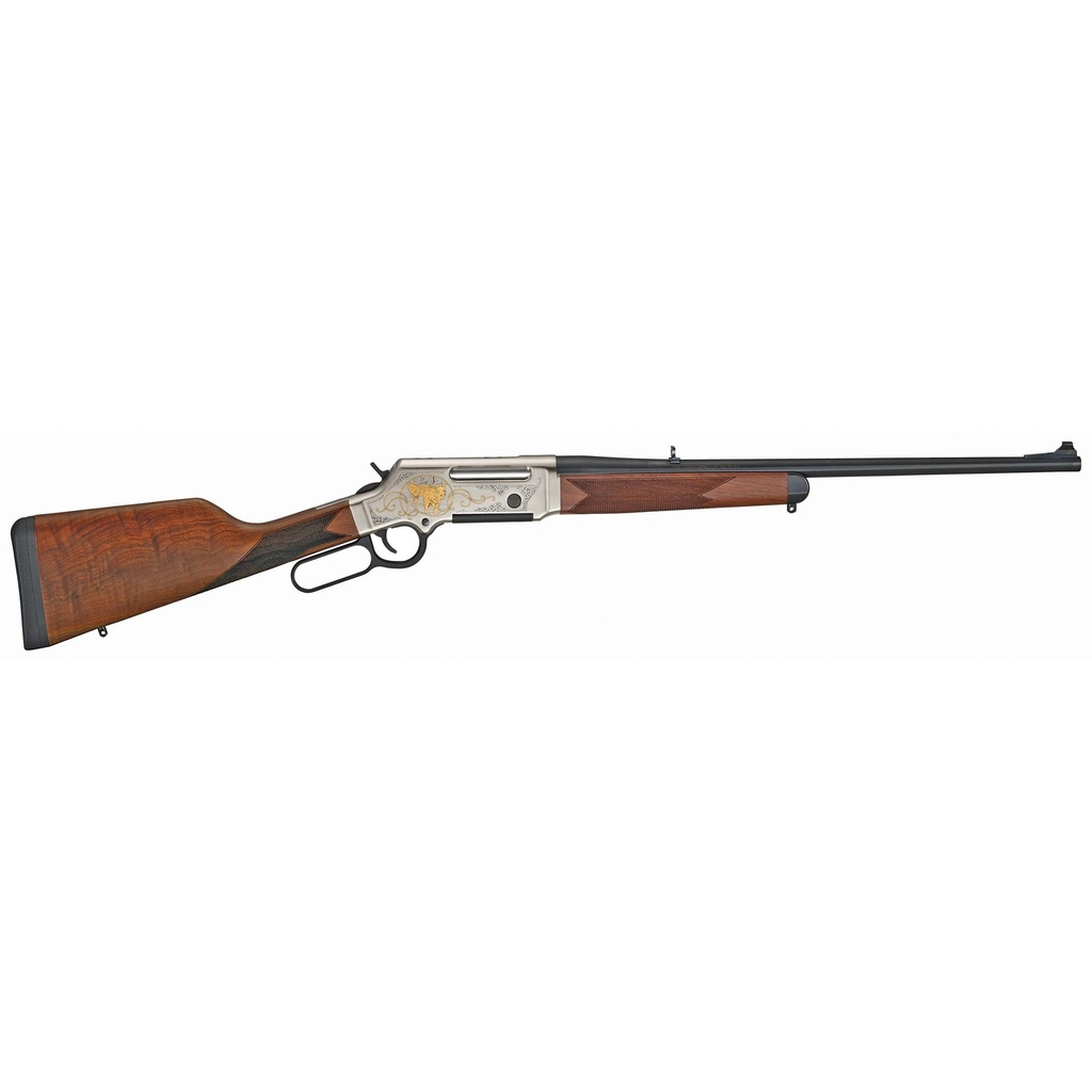 Henry Repeating Arms Long Ranger .223 Remington 20" Blued Finish Coyote Wildlife Edition Engraved Nickel Plated Receiver 5 Round