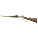 Heritage R92 .357 Magnum 18" Engraved Cowboy Theme Lever Action Shotgun Stainless Steel 8 Round