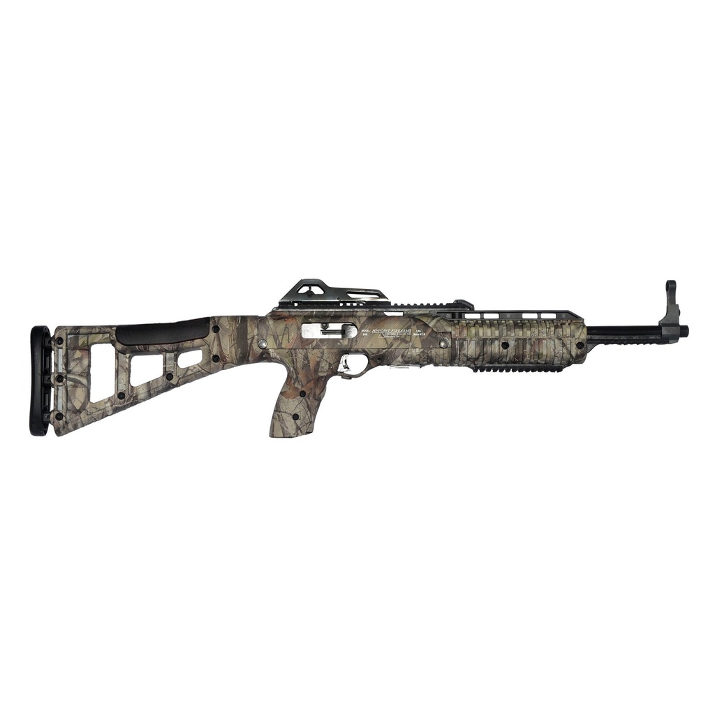 Hi-Point Firearms Carbine 9MM 16.5" Threaded Woodland Camo Target Stock 10 Round