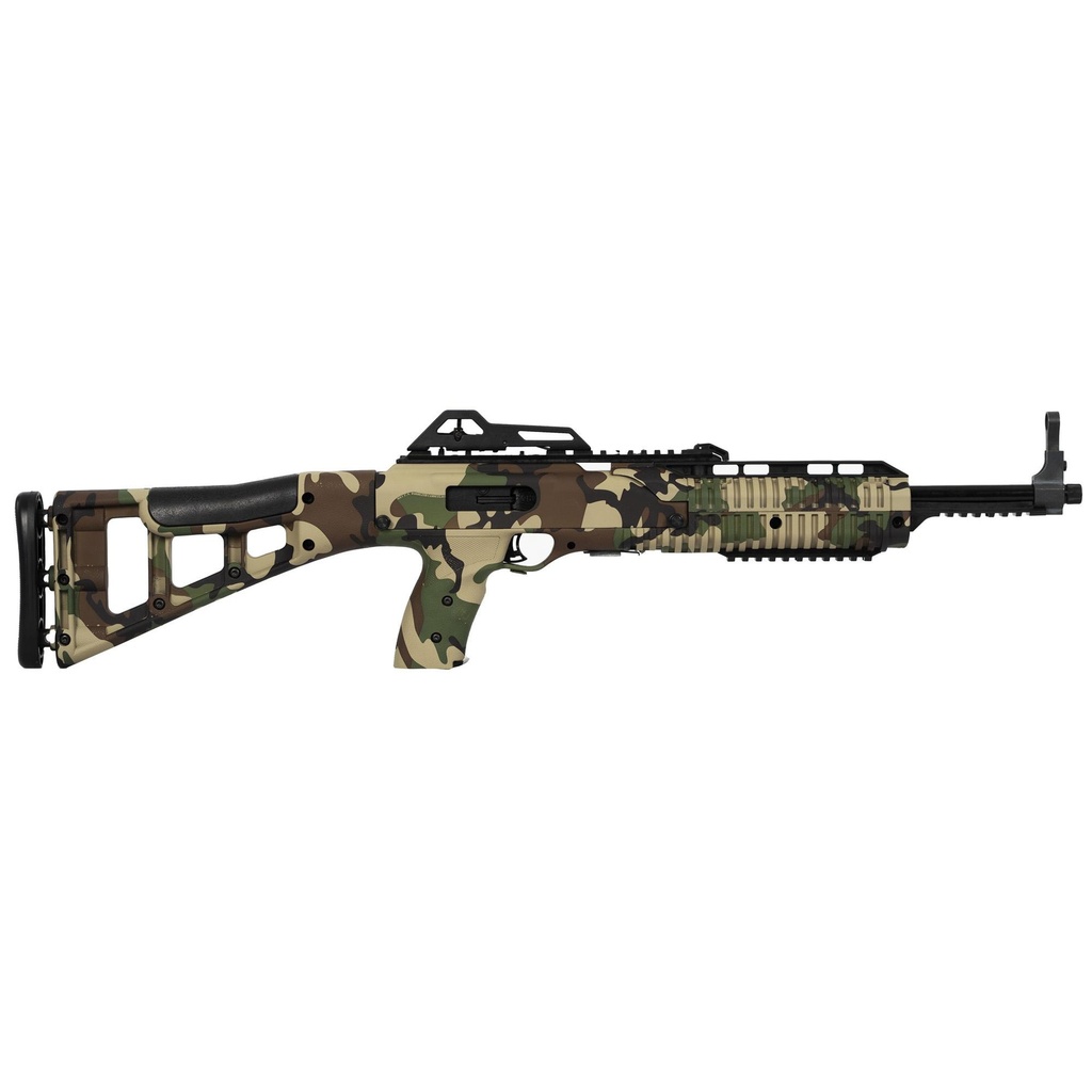 Hi-Point Firearms Carbine 9MM 16.5" Threaded M81 Woodland Camo Target Stock
