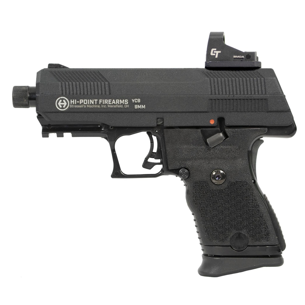 Hi-Point Firearms YC-9 9MM 3.93" Threaded Barrel OR Black 10 Round