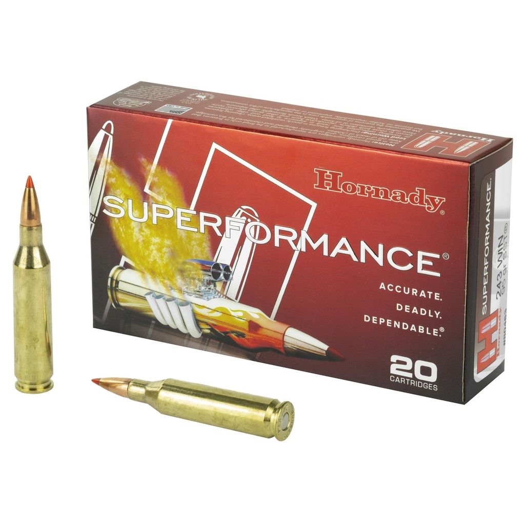 Hornady Superformance .243 Win 95 Grain SST 20 Round