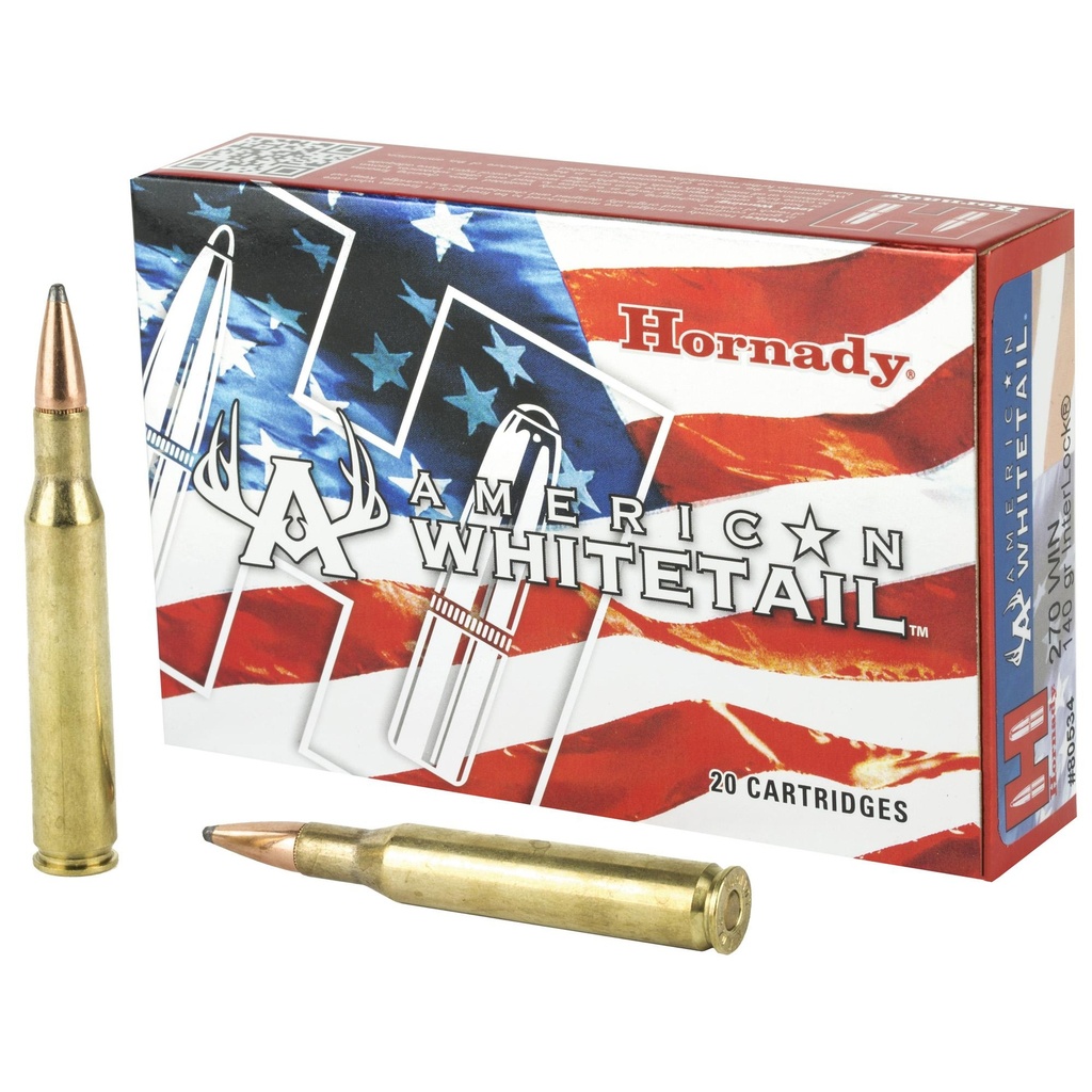 Hornady American Whitetail .270 Win 140 Grain InterLock 20 Round