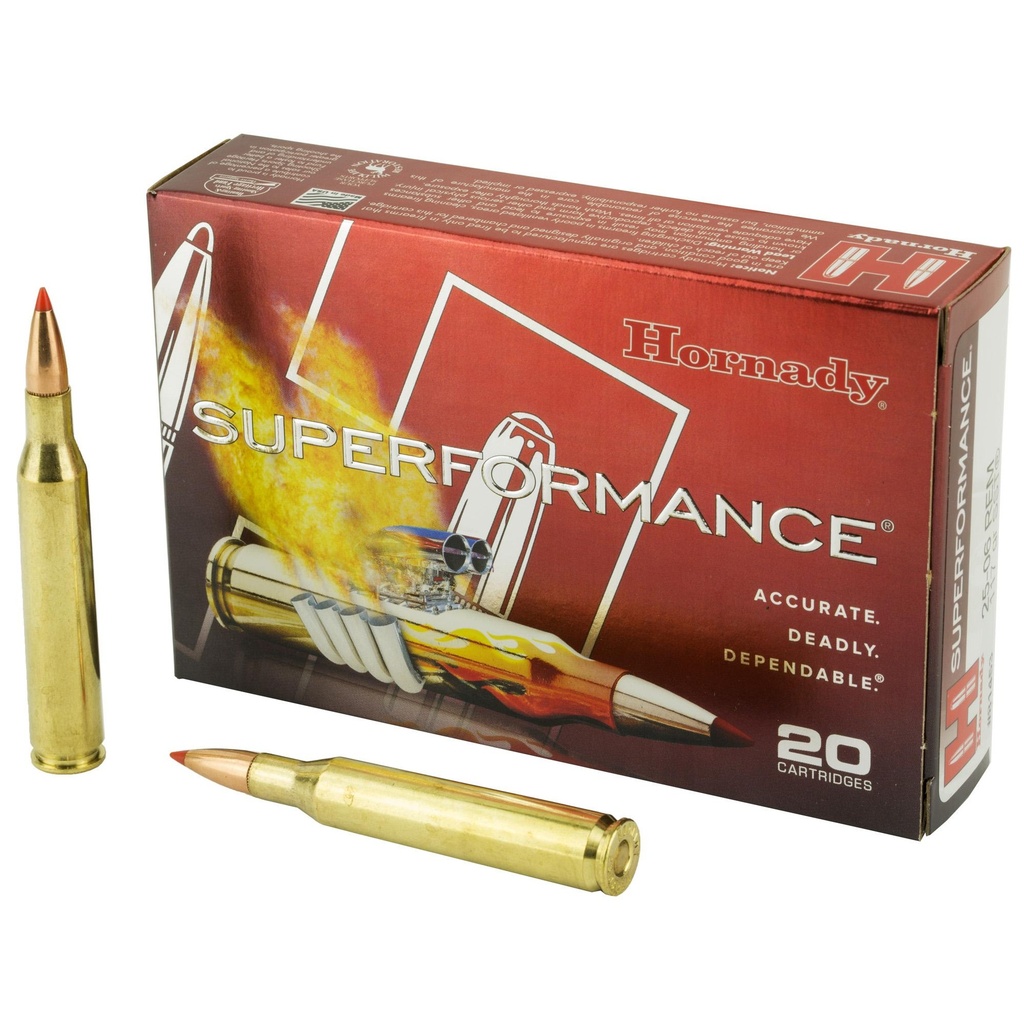 Hornady Superformance 25-06 Rem 117 Grain SST 20 Round Box
