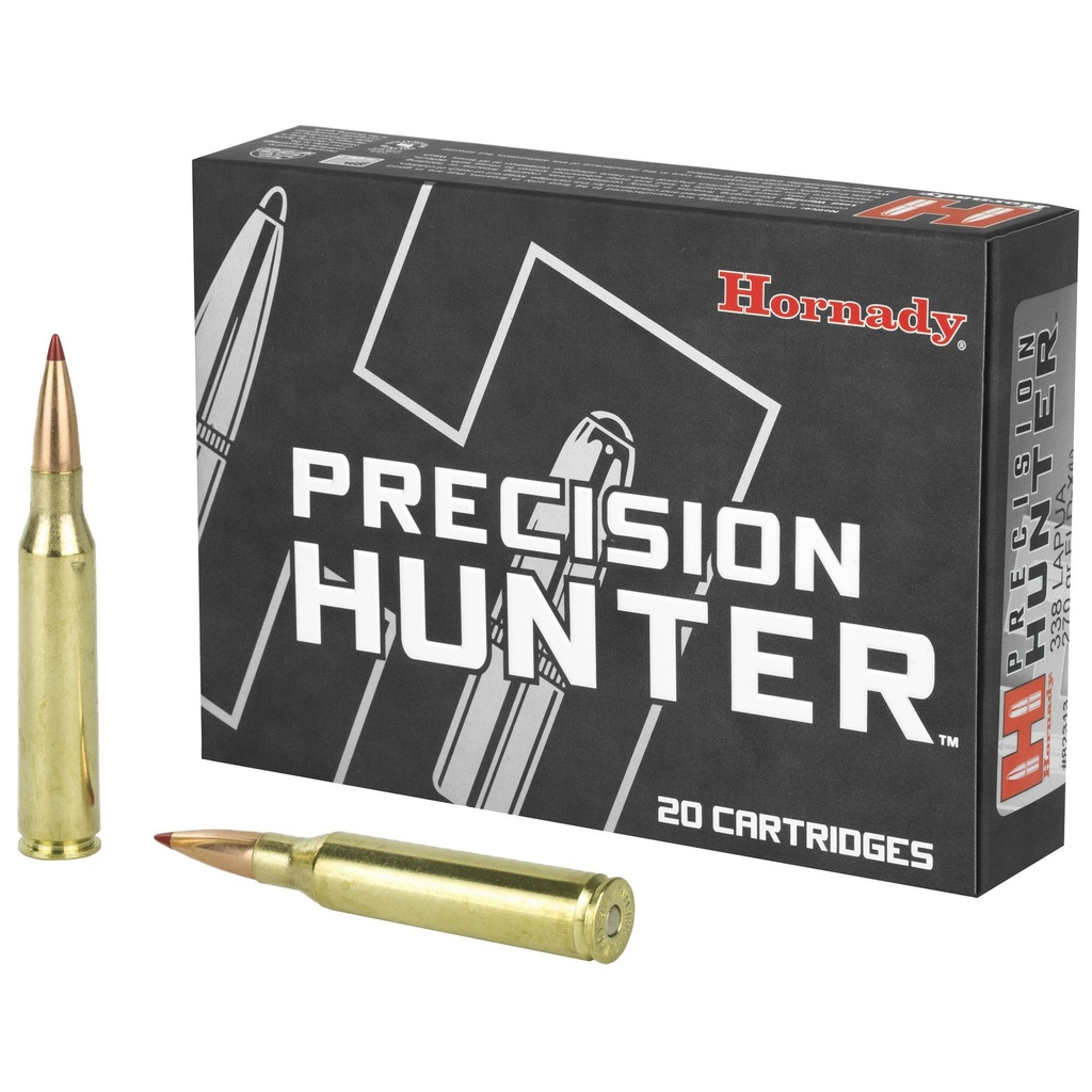 Hornady Precision Hunter .338 Lapua 270 Grain ELD-X 20 Round Box