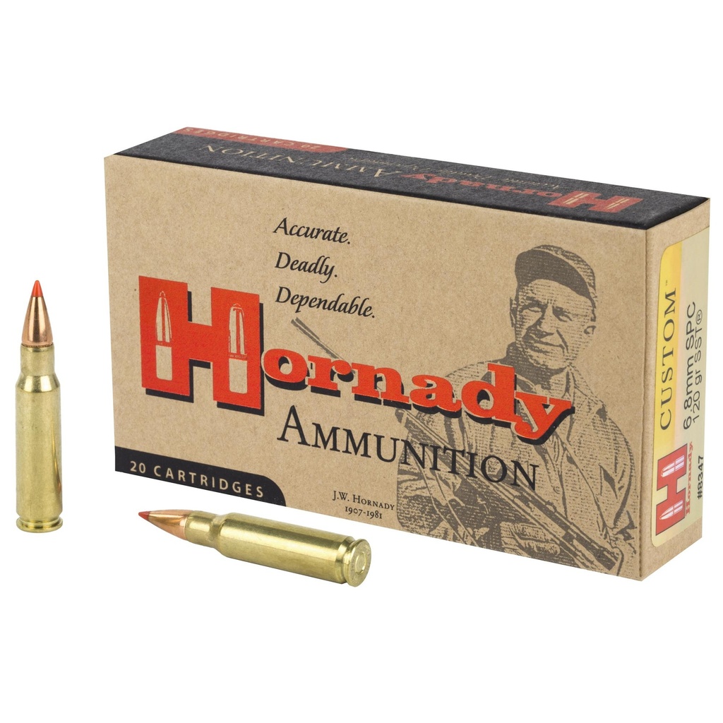 Hornady Custom 6.8MM SPC 120 Grain SST 20 Round Box