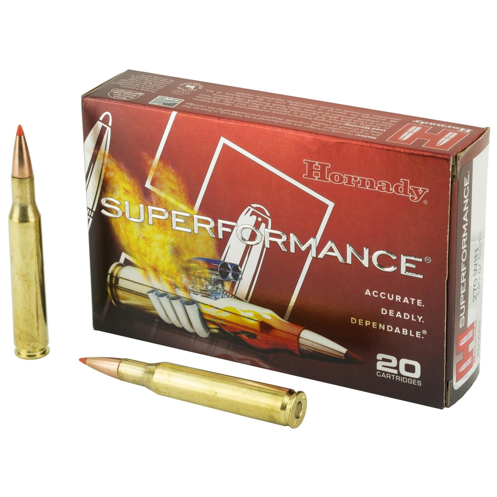 Hornady Superformance 270 Win 140 Grain SST 20 Round Box