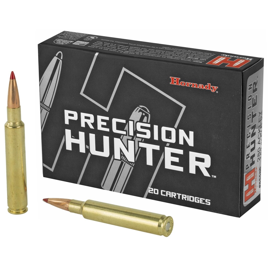 Hornady Precision Hunter .280 Ackley Improved 162 Grain ELD-X 20 Round Box