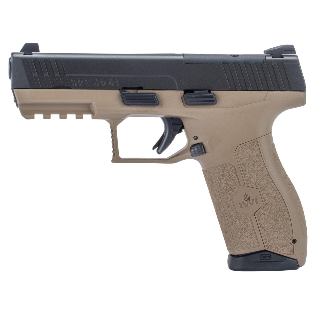 IWI Masada 9MM 4.1" Optics Ready FDE 10 Round