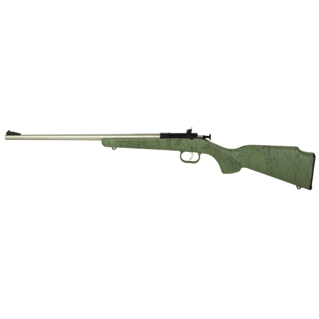 Keystone Sporting Arms Crickett .22 LR 16.1" Barrel Green Stock Stainless Steel Single Shot